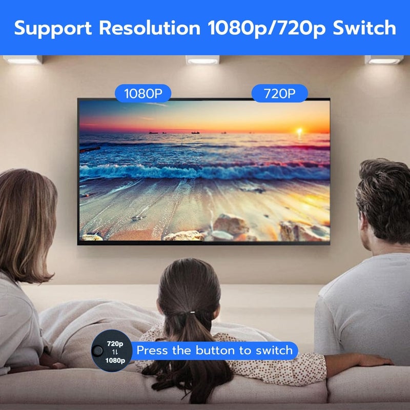 Mcbazel HDMI Adapter for Sega Genesis Model 1/2/3 for HDTV, Multifunctional Video Converter 4:3/16:9, 720P/1080P for Genesis Model 1/2 / 3, Sega CD, CDX, 32X, Nomad ，NEOGEO - Image 5